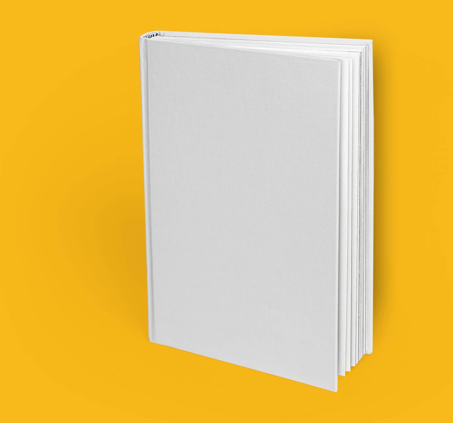 book yellow background